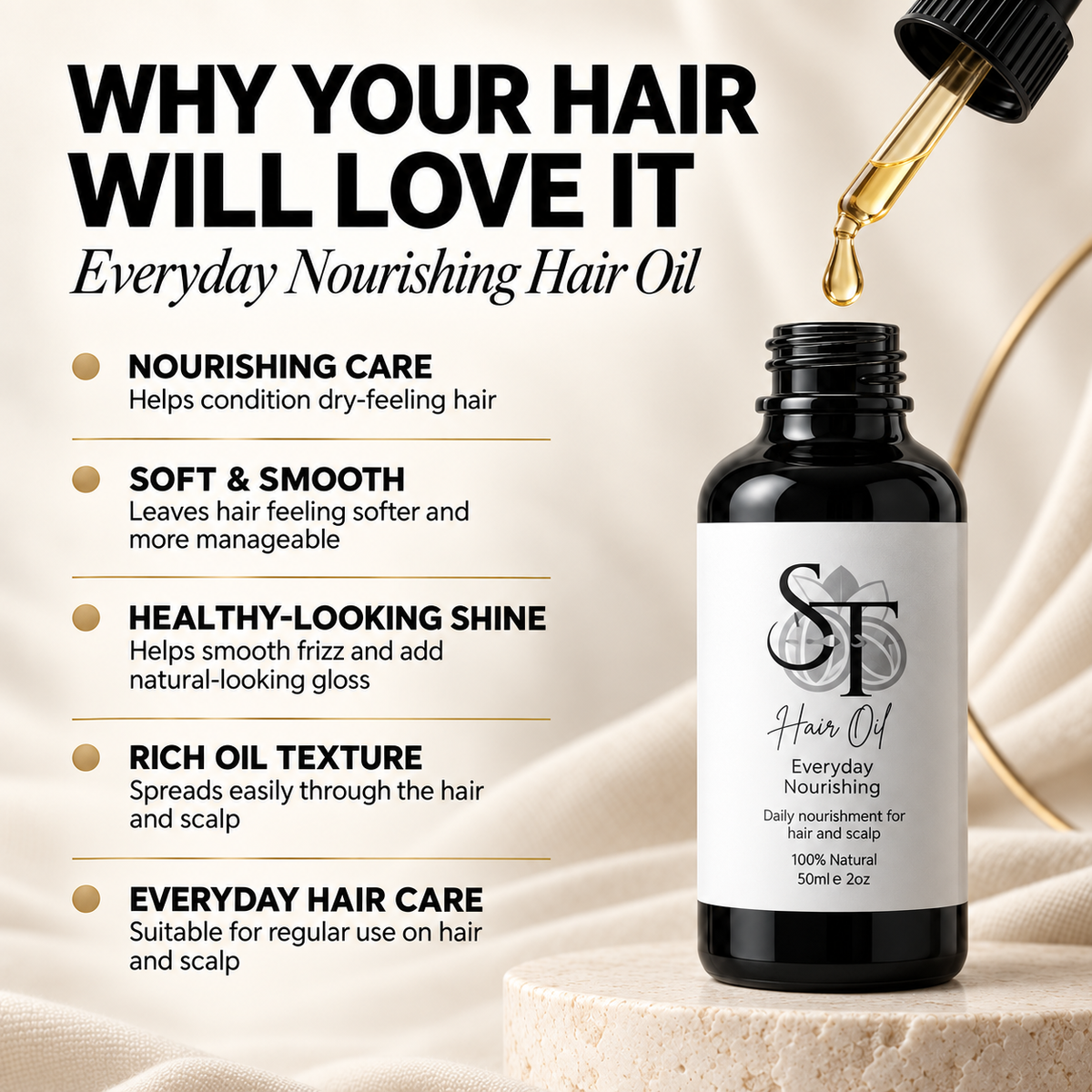 Everyday Nourishing Hair Oil | 50ml