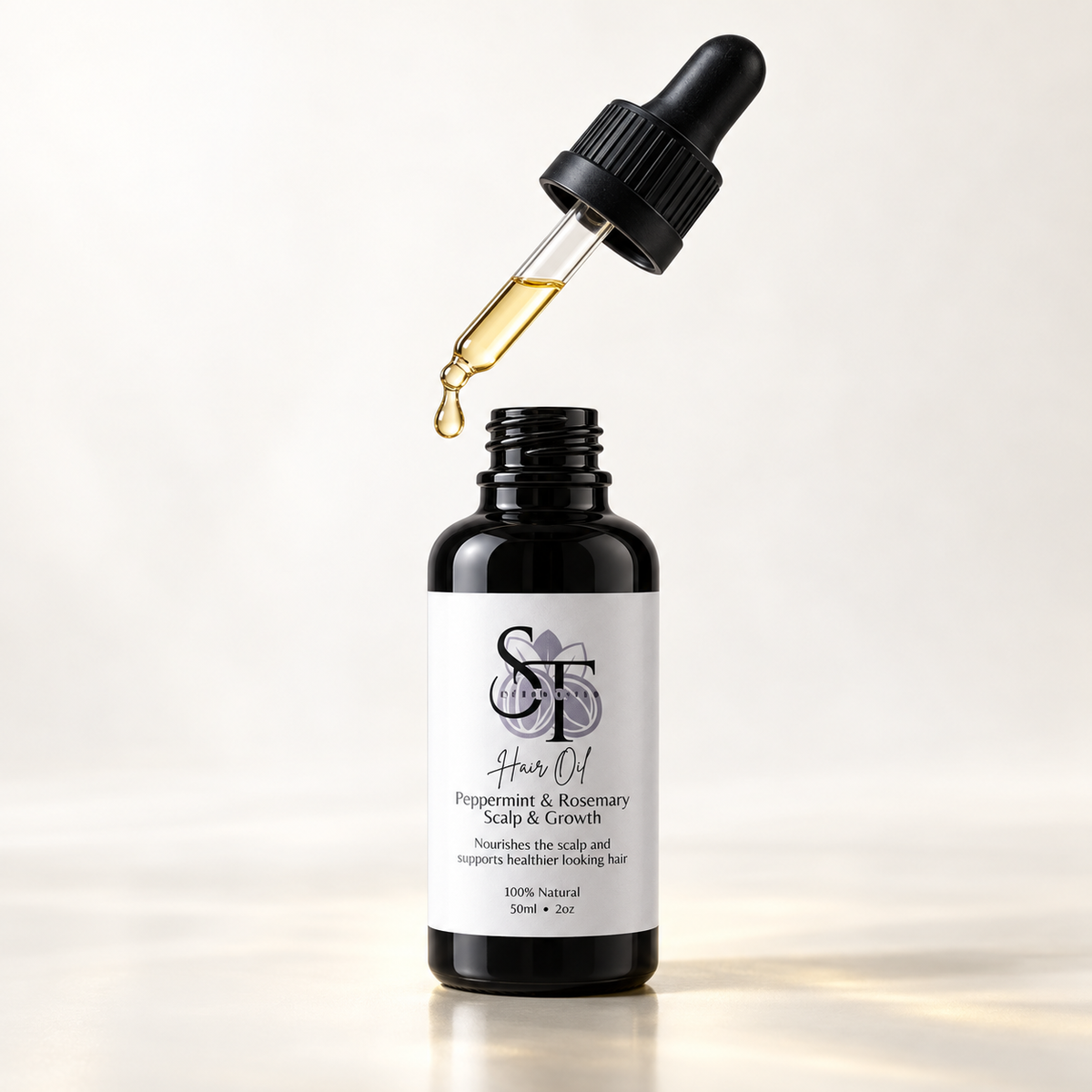 Peppermint & Rosemary Hair Oil | Scalp & Hair Care 50ml
