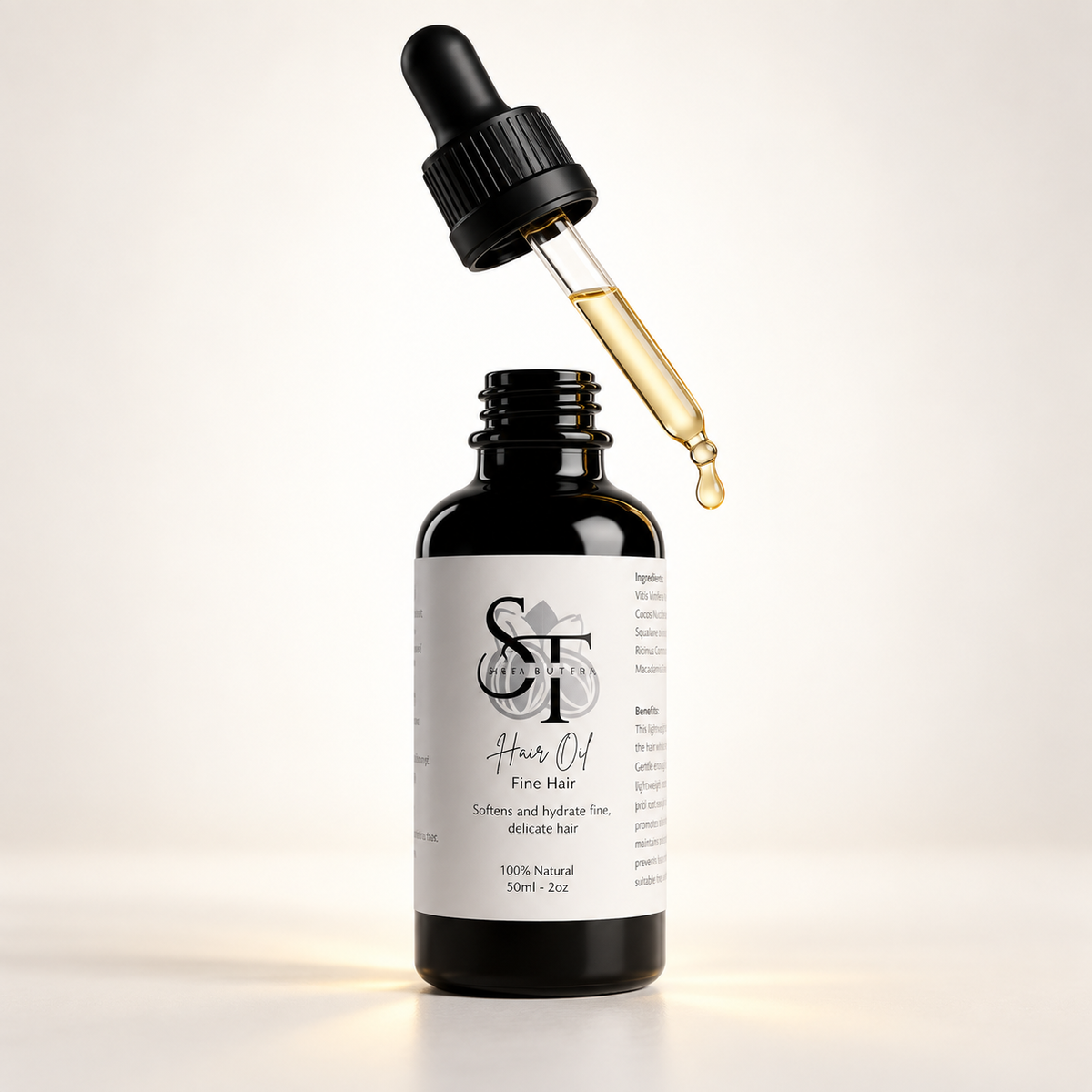 Lightweight Hair Oil for Fine Hair | Natural Nourishing Hair Care 50ml